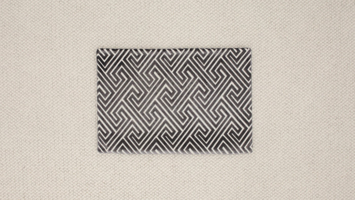 15" X 22" ROMAN CUT VELVET // GRAPHITE | FALL SALE