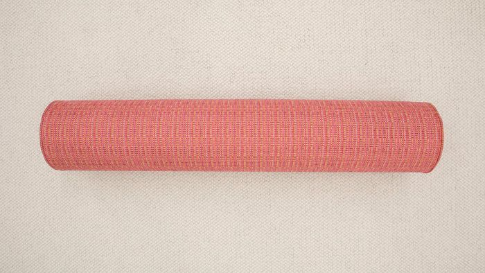 9" X 48" BOLSTER : HEPBURN TWEED // ROSE & ORANGE | FALL SALE