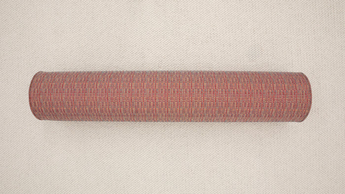 9" X 48" BOLSTER : HEPBURN TWEED // REDS & BLUES | FALL SALE