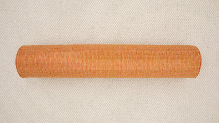 9" X 48" BOLSTER : HEPBURN TWEED // TANGERINE | FALL SALE