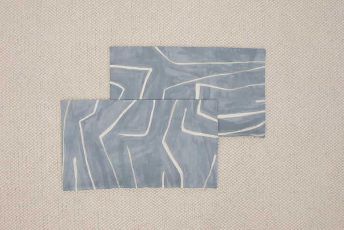 PAIR OF 12" X 24" GRAFFITO // DEEP SKY | KELLY WEARSTLER