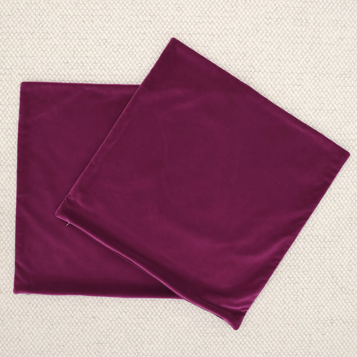 PAIR OF 22" SIGNATURE VELVET // ORCHID