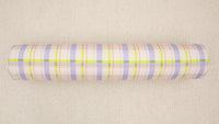 9" X 48" BOLSTER : PLAID // GRAPE | TEIL TEXTILES | FALL SALE