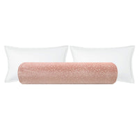 THE BOLSTER :: ANTELOPE CUT VELVET// PINK PEONY