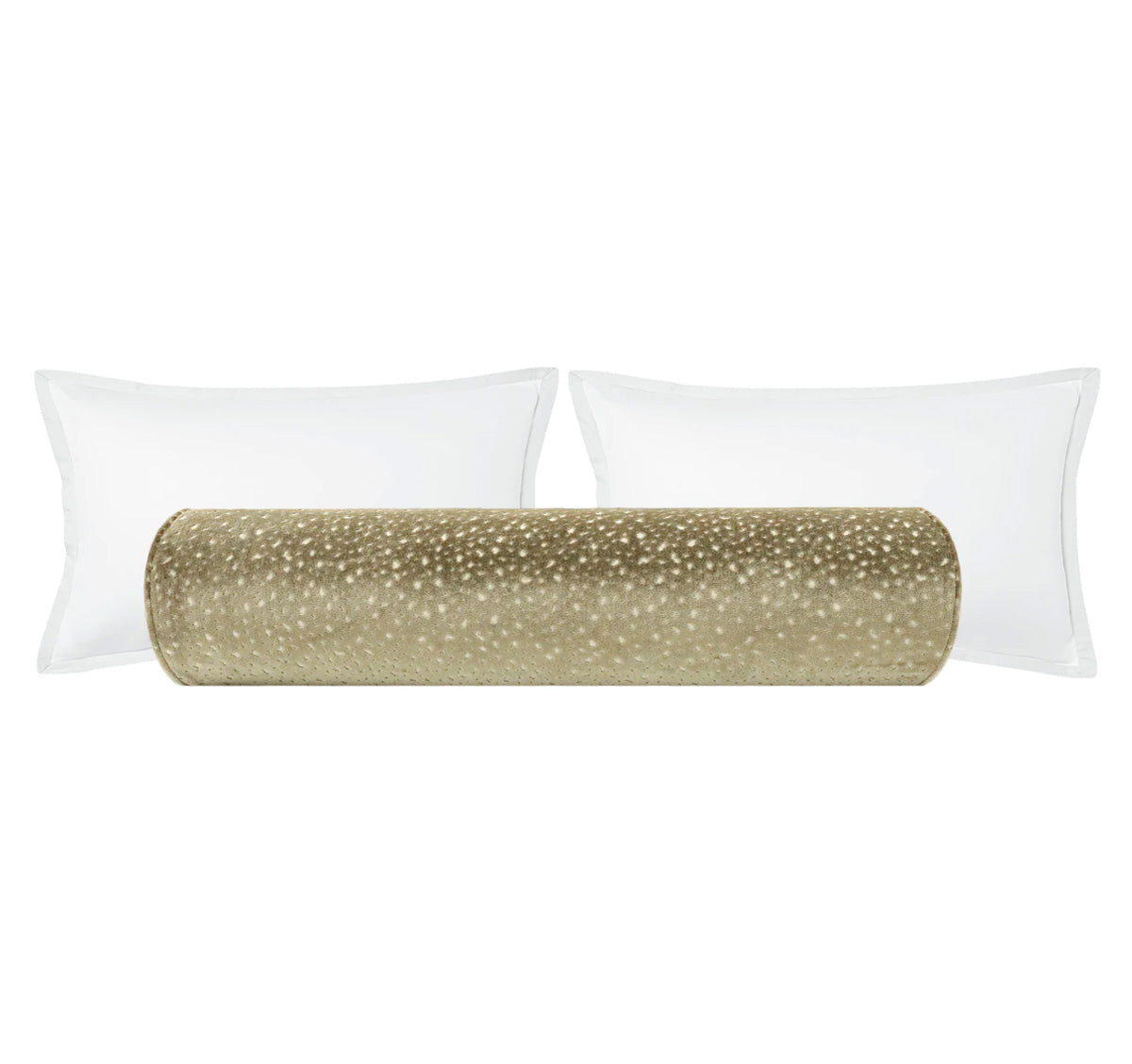 THE BOLSTER :: ANTELOPE CUT VELVET // TAUPE