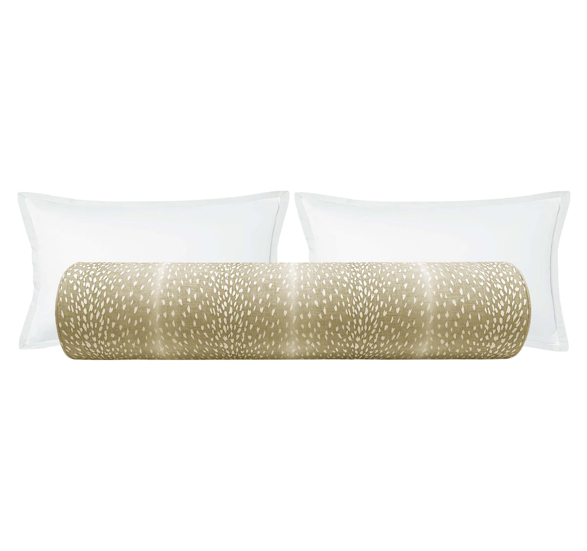 THE BOLSTER :: ANTELOPE LINEN PRINT // NATURAL