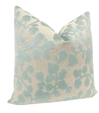 BLOSSOM CUT VELVET // SPA BLUE