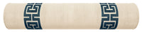 THE BOLSTER :: STRIE VELVET // CASHMERE + GREEK TRIM