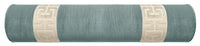 THE BOLSTER :: STRIE VELVET // CERULEAN BLUE + GREEK TRIM