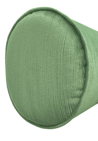 THE BOLSTER :: STRIE VELVET // JADE + GREEK TRIM