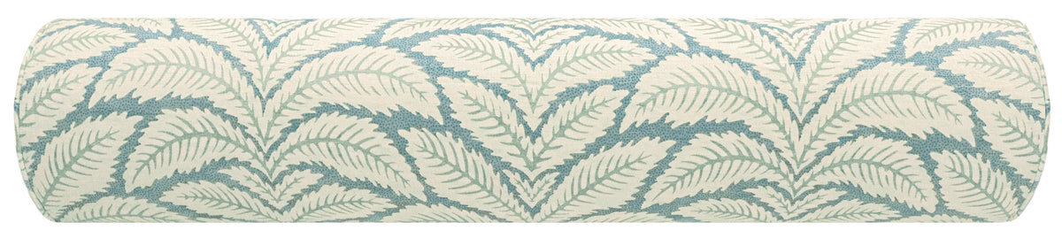 THE BOLSTER :: TALAVERA LINEN // AQUA | BRUNSCHWIG & FILS