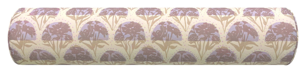 THE BOLSTER :: ZINNIA ARC // LAVENDER | TEIL TEXTILES