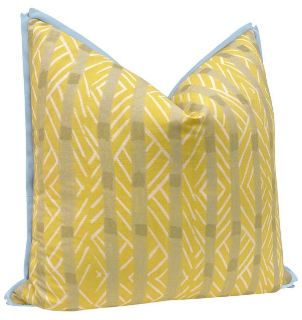 BOWTIE STRIPES // LEMON | TEIL TEXTILES