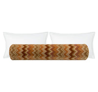 THE BOLSTER :: CAPRIO CUT VELVET // AMBER