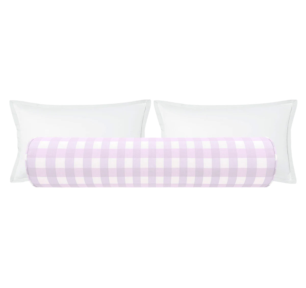 THE BOLSTER :: CHARLESTON CHECK // LAVENDER