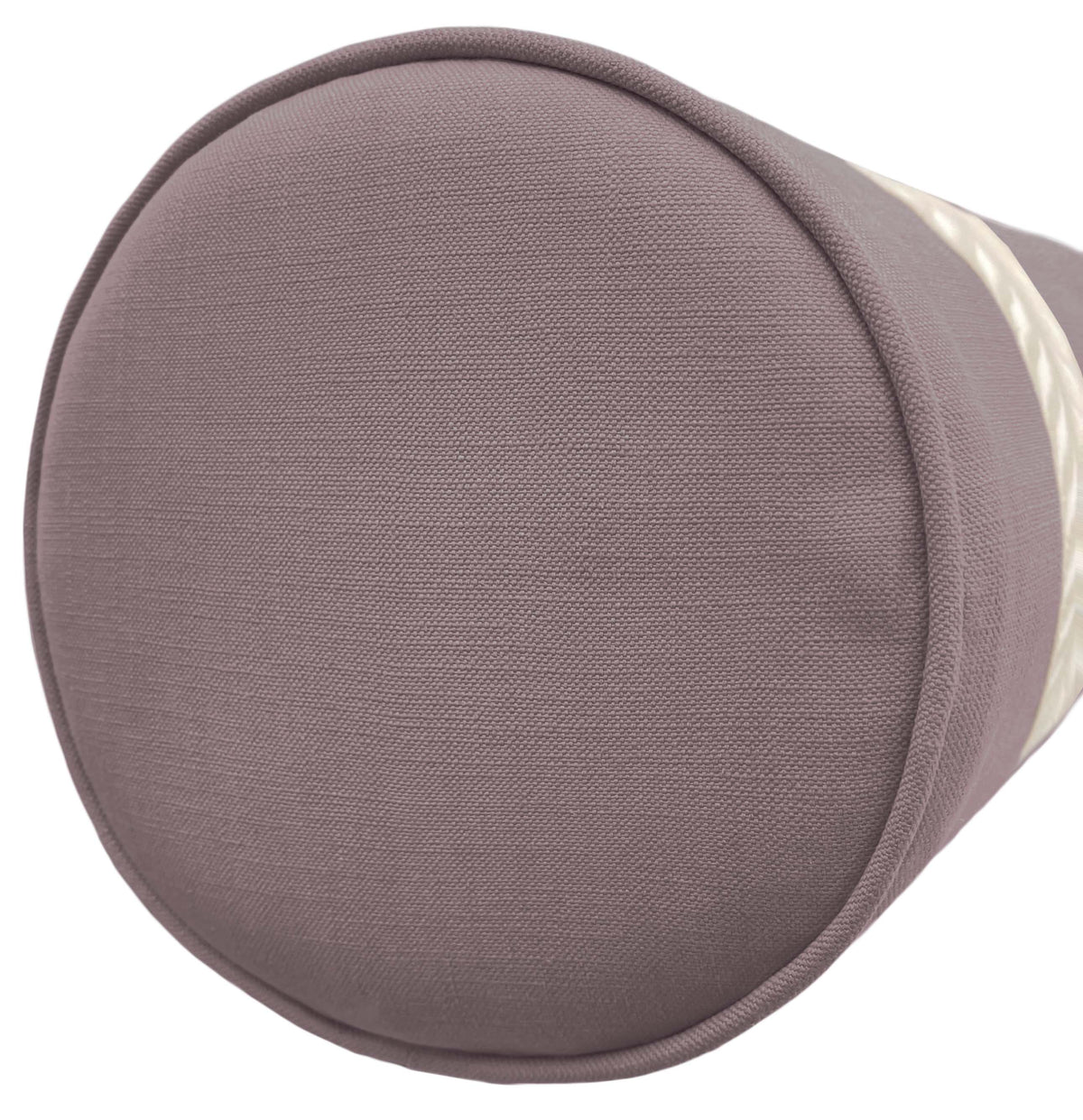 THE BOLSTER :: CLASSIC LINEN // SMOKEY AMETHYST + TRELLIS TRIM // NATURAL