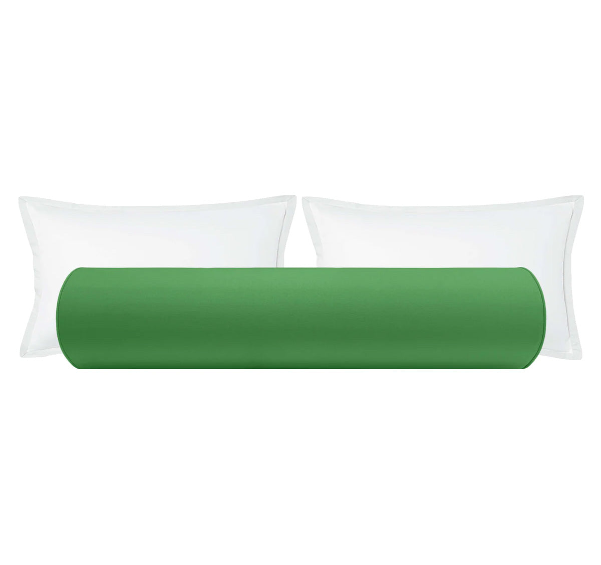 THE BOLSTER :: CLASSIC LINEN // KELLY GREEN