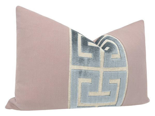 THE LITTLE LUMBAR :: CLASSIC LINEN // LILAC + DELFT GREEK TRIM