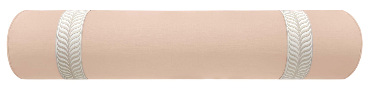 THE BOLSTER :: CLASSIC LINEN // CAMEO + TRELLIS TRIM // NATURAL