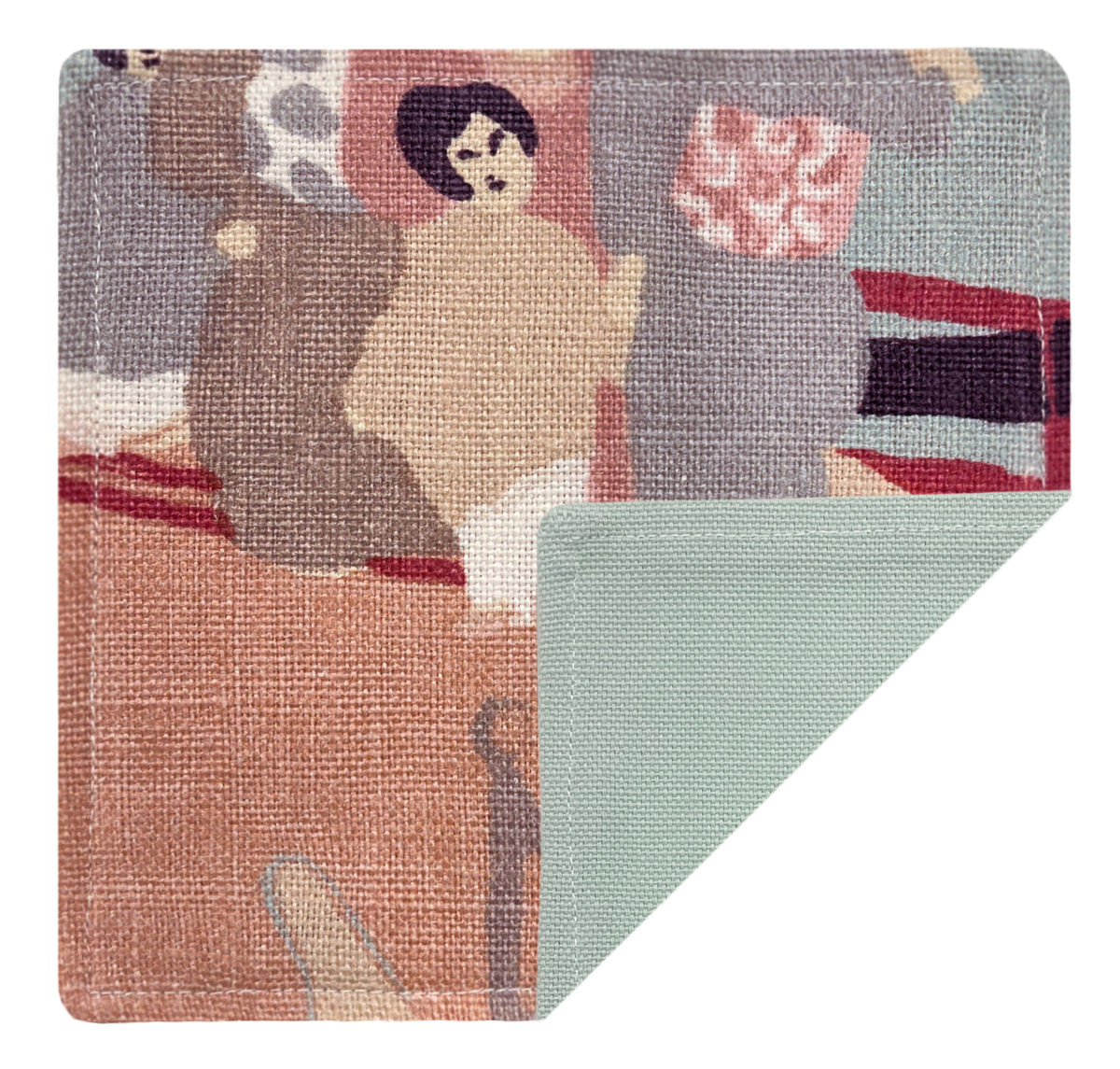 COCKTAIL NAPKINS :: PEARL RIVER // BLUSH | SCHUMACHER