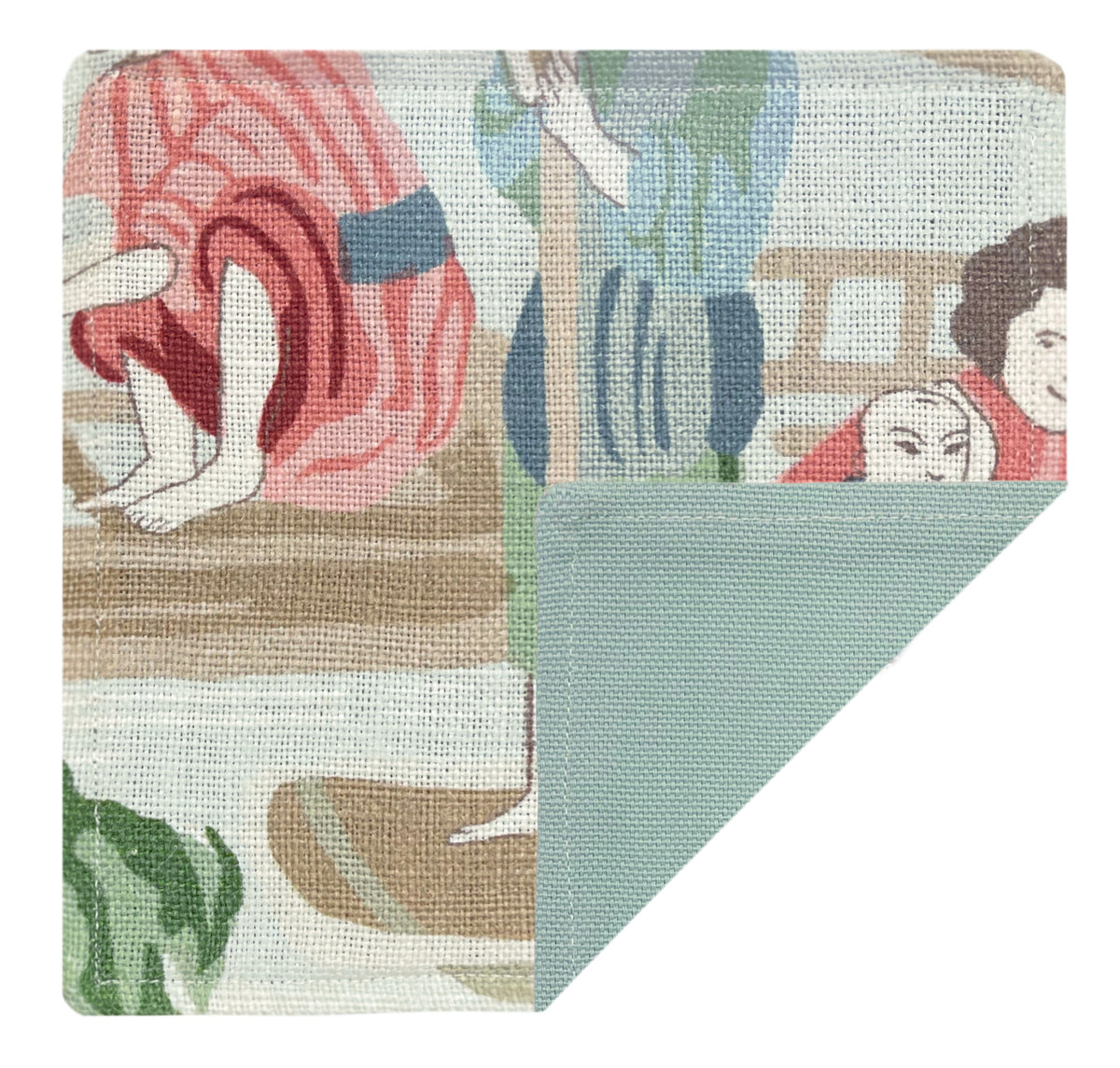 COCKTAIL NAPKINS :: YANGTZE // AQUA | SCHUMACHER