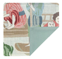 COCKTAIL NAPKINS :: YANGTZE // AQUA | SCHUMACHER