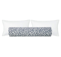 THE BOLSTER :: COUGAR LINEN PRINT // NAVY BLUE