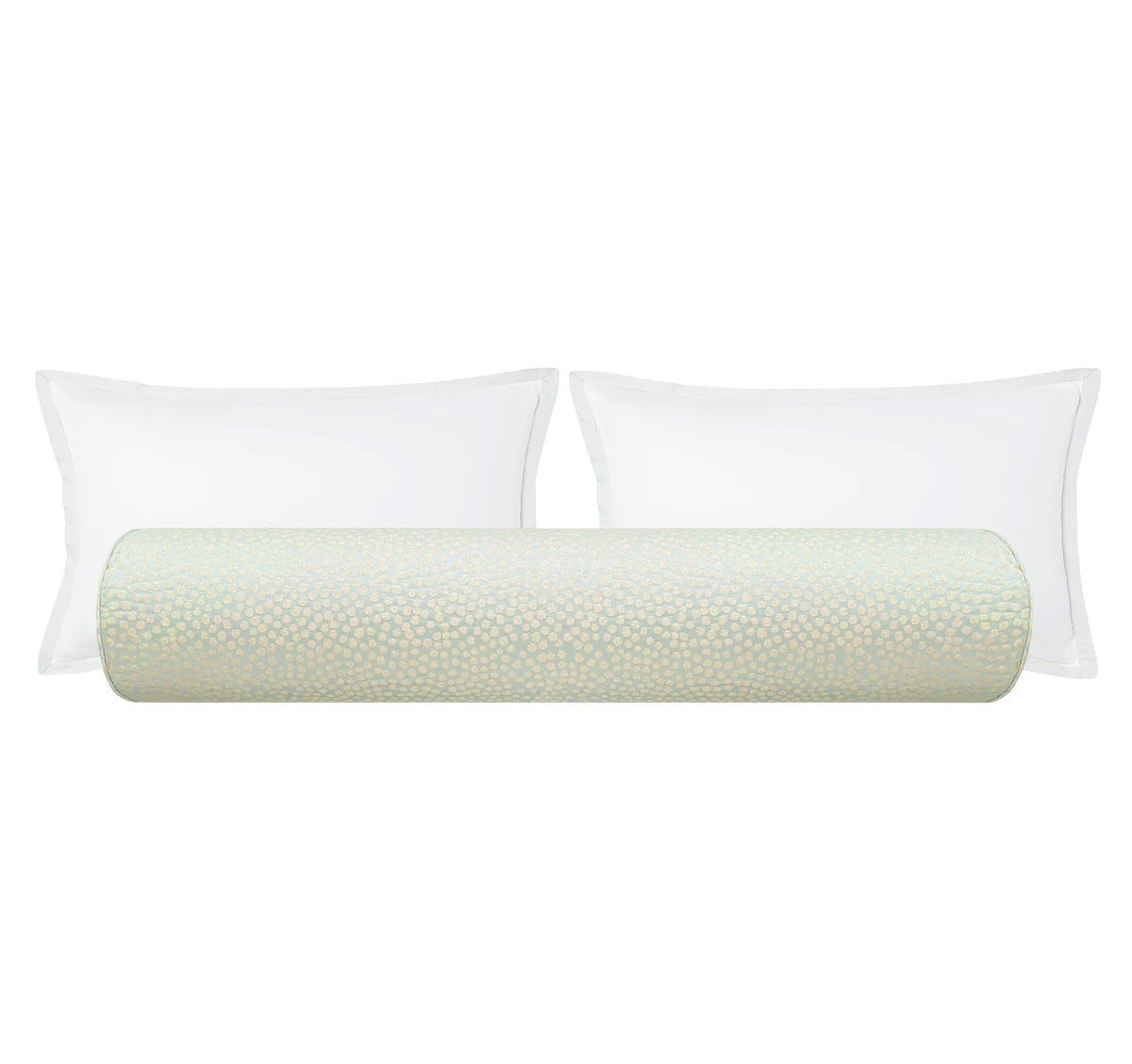 THE BOLSTER :: DOROTHY FAUX SILK // SPA BLUE