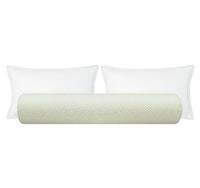 THE BOLSTER :: DOROTHY FAUX SILK // SPA BLUE