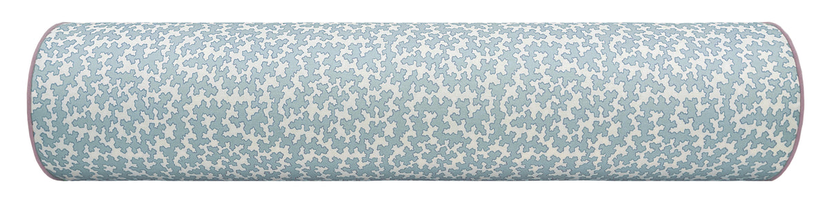 OCS X LDC II | BOLSTER | ELLISTON HOUSE : DOVER // POOL + CLASSIC LINEN // LILAC CORDING