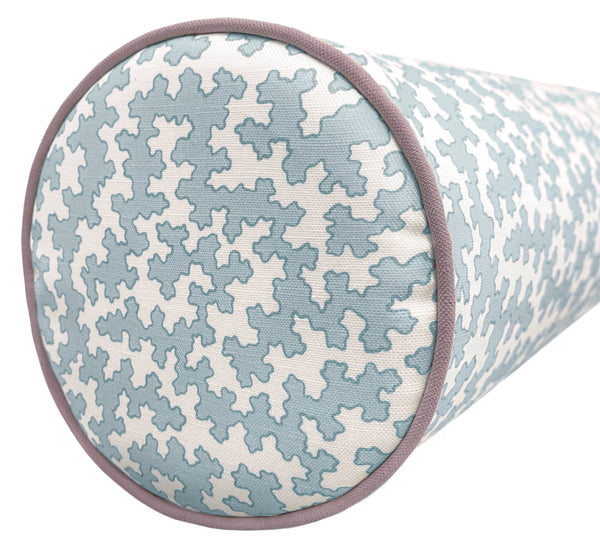 OCS X LDC II | BOLSTER | ELLISTON HOUSE : DOVER // POOL + CLASSIC LINEN // LILAC CORDING