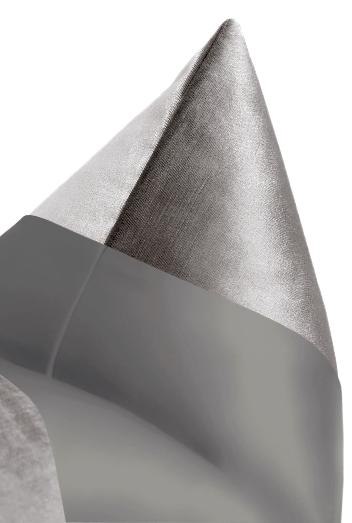 PANEL MONOCHROMATIC :: FAUX SILK VELVET // CHROME