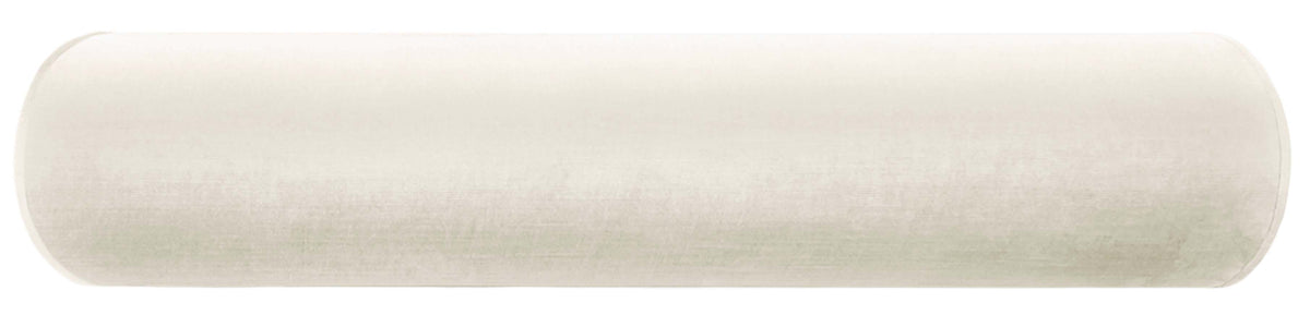 THE BOLSTER :: FAUX SILK VELVET // ALABASTER