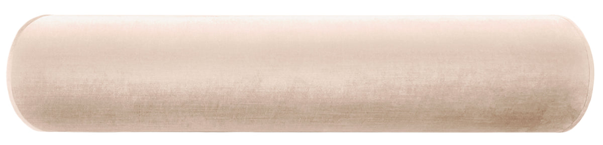 THE BOLSTER :: FAUX SILK VELVET // CAMEO