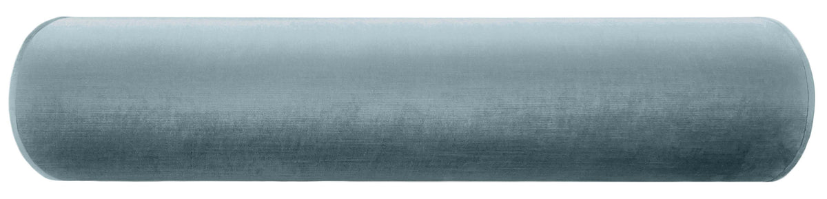 THE BOLSTER :: FAUX SILK VELVET // CERULEAN BLUE
