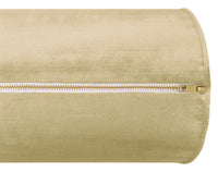 THE BOLSTER :: FAUX SILK VELVET // CHAMPAGNE