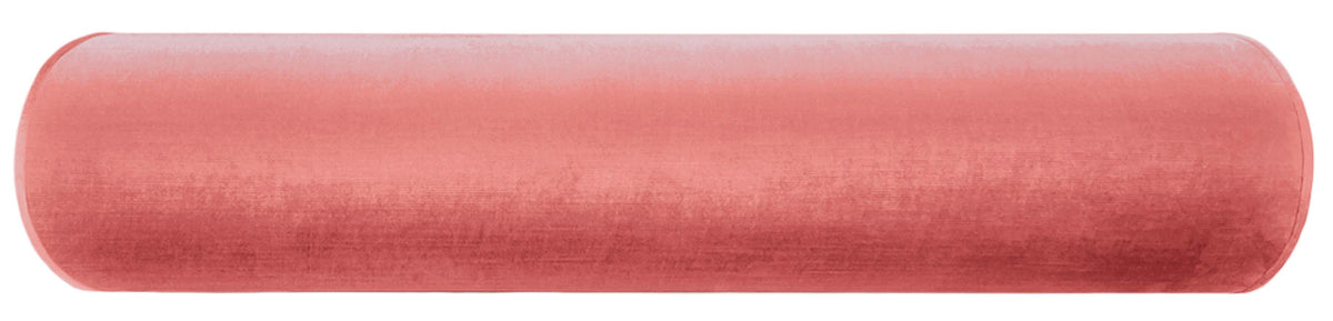 THE BOLSTER :: FAUX SILK VELVET // FLAMINGO
