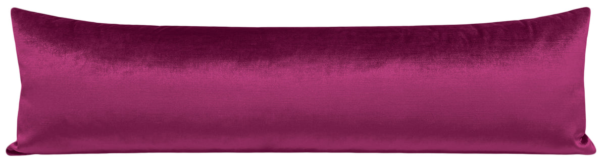 THE XL LUMBAR :: FAUX SILK VELVET // MAGENTA