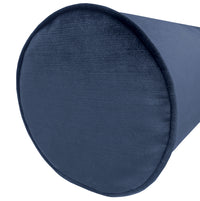 THE BOLSTER :: FAUX SILK VELVET // PRUSSIAN BLUE