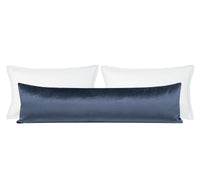 THE XL LUMBAR :: FAUX SILK VELVET // PRUSSIAN BLUE