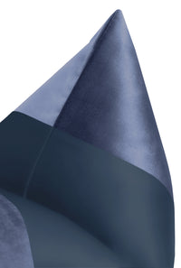 PANEL MONOCHROMATIC :: FAUX SILK VELVET // PRUSSIAN BLUE