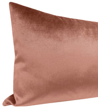 THE XL LUMBAR :: FAUX SILK VELVET // ROSE GOLD