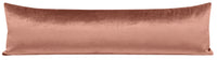 THE XL LUMBAR :: FAUX SILK VELVET // ROSE GOLD