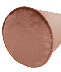 THE BOLSTER :: FAUX SILK VELVET // ROSE GOLD