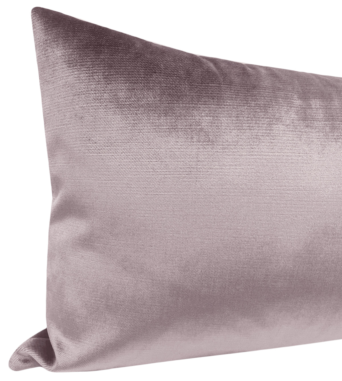 THE XL LUMBAR :: FAUX SILK VELVET // SMOKEY LAVENDER