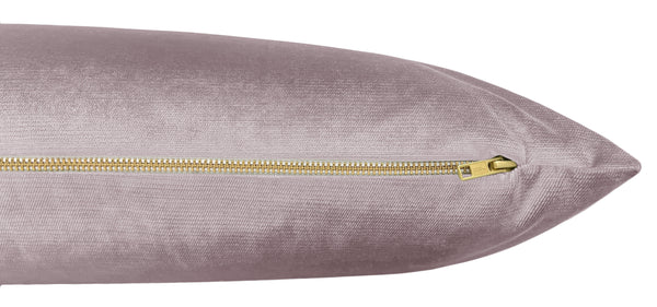 THE XL LUMBAR :: FAUX SILK VELVET // SMOKEY LAVENDER