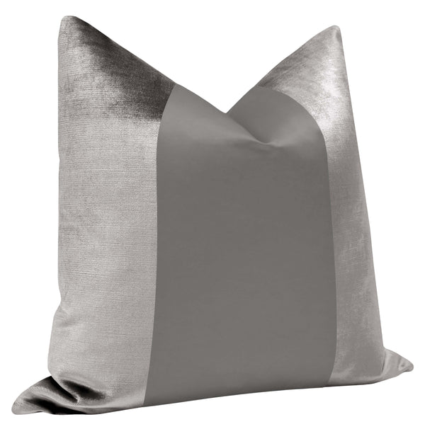 PANEL MONOCHROMATIC :: FAUX SILK VELVET // CHROME