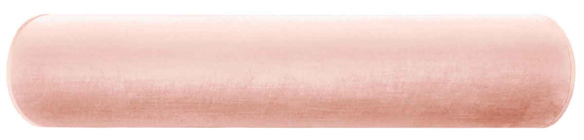 THE BOLSTER :: FAUX SILK VELVET // PINK PEONY