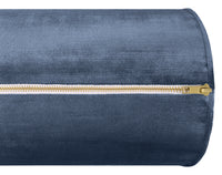 THE BOLSTER :: FAUX SILK VELVET // PRUSSIAN BLUE