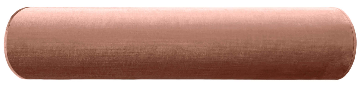 THE BOLSTER :: FAUX SILK VELVET // ROSE GOLD